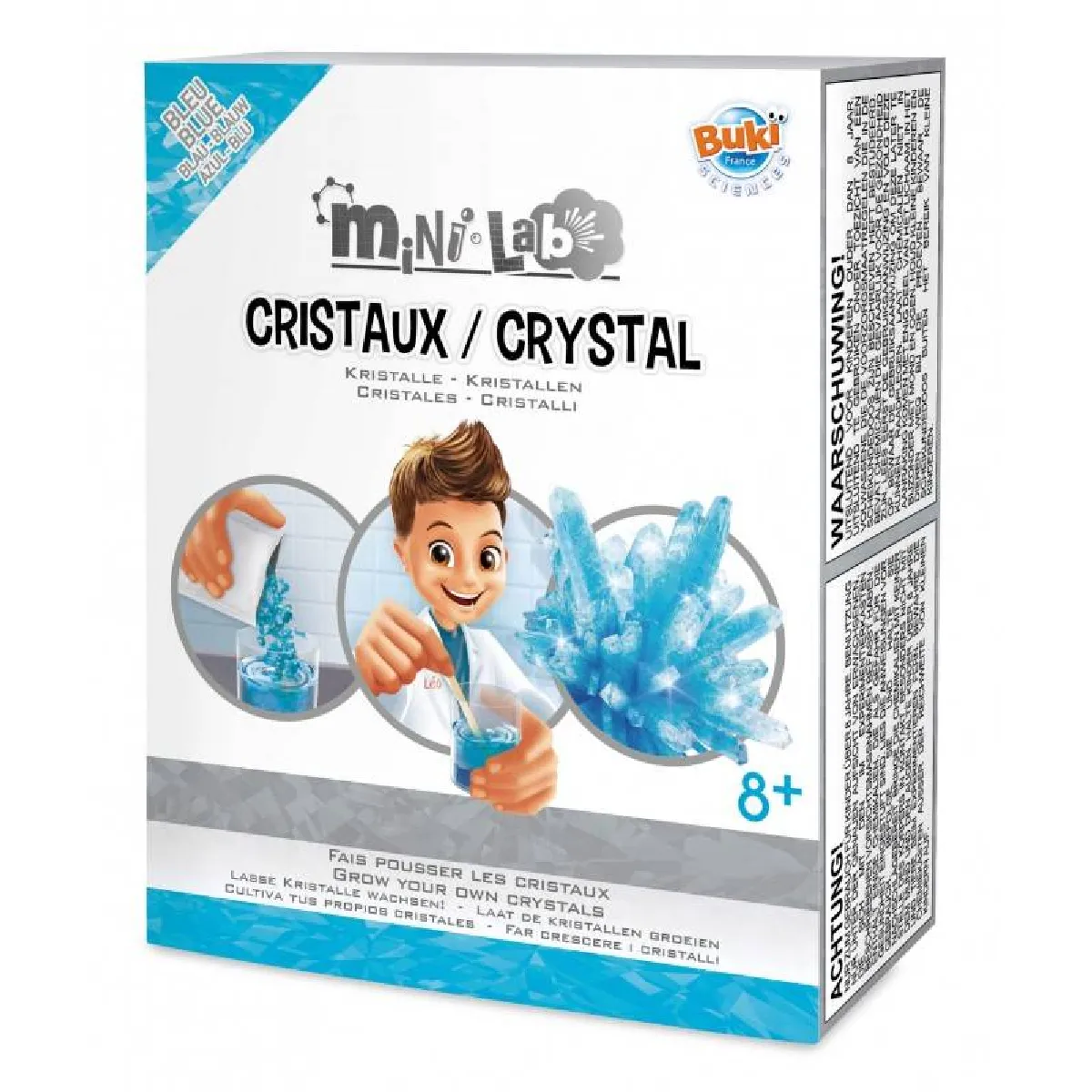 Buki - Jeu Scientifique - Mini Lab Cristaux - 8 Ans - Bleu - Image 3