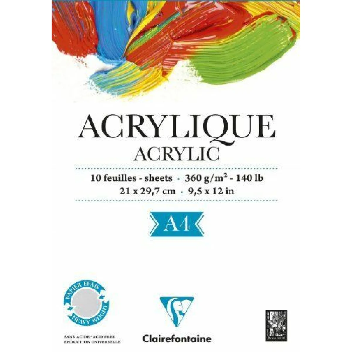 Clairefontaine Bloc Peinture Acrylique - vue 5