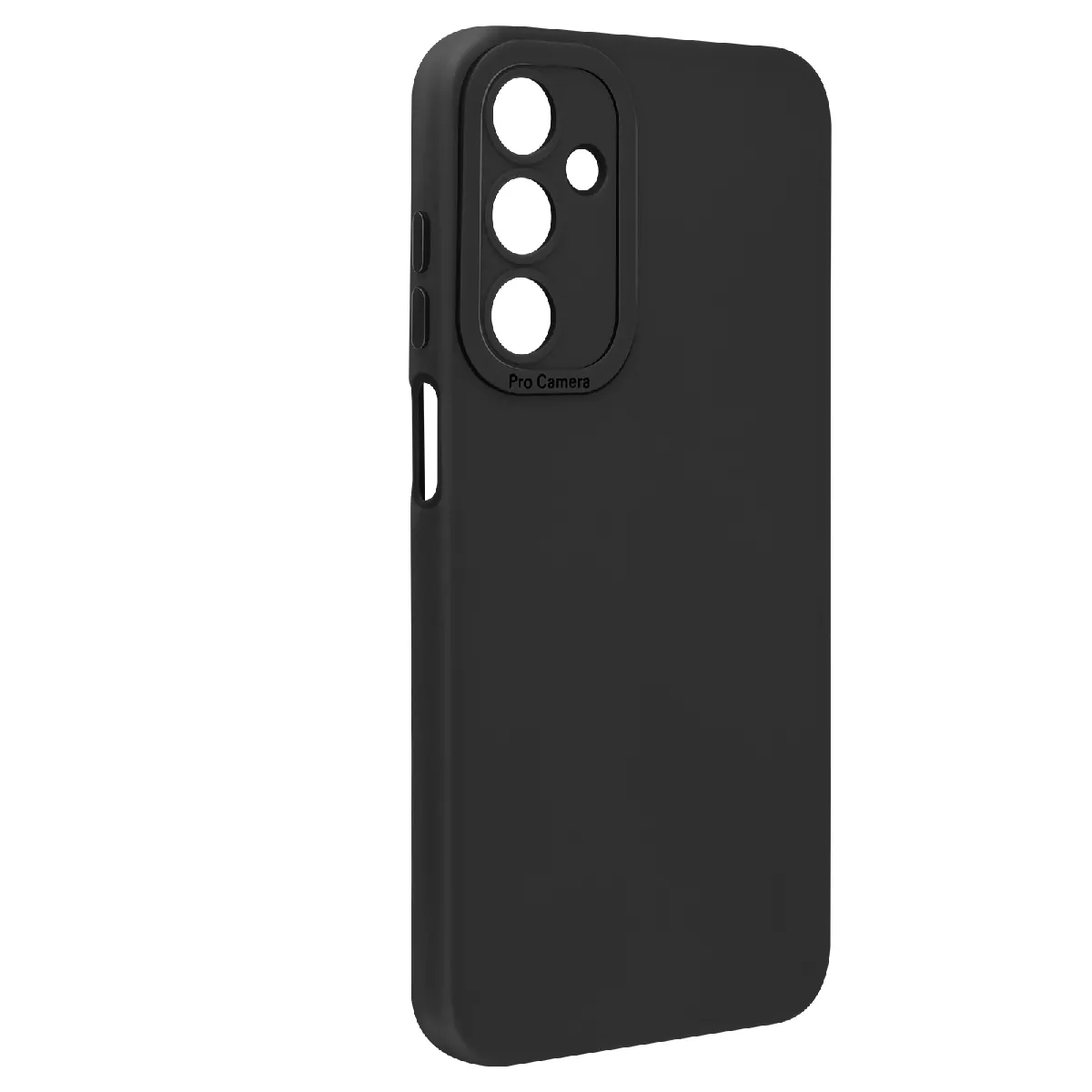 Avizar Noir Coque Pour Samsung Galaxy A25 5G Silicone Mat Protection Caméra