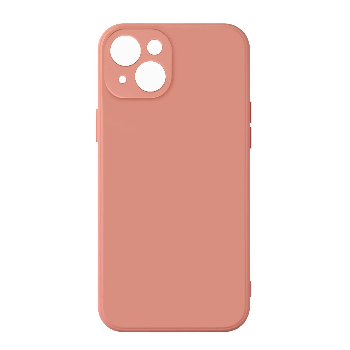 Avizar Rose Coque Iphone 13 Mini Silicone Semi-Rigide Avec Finition Soft Touch