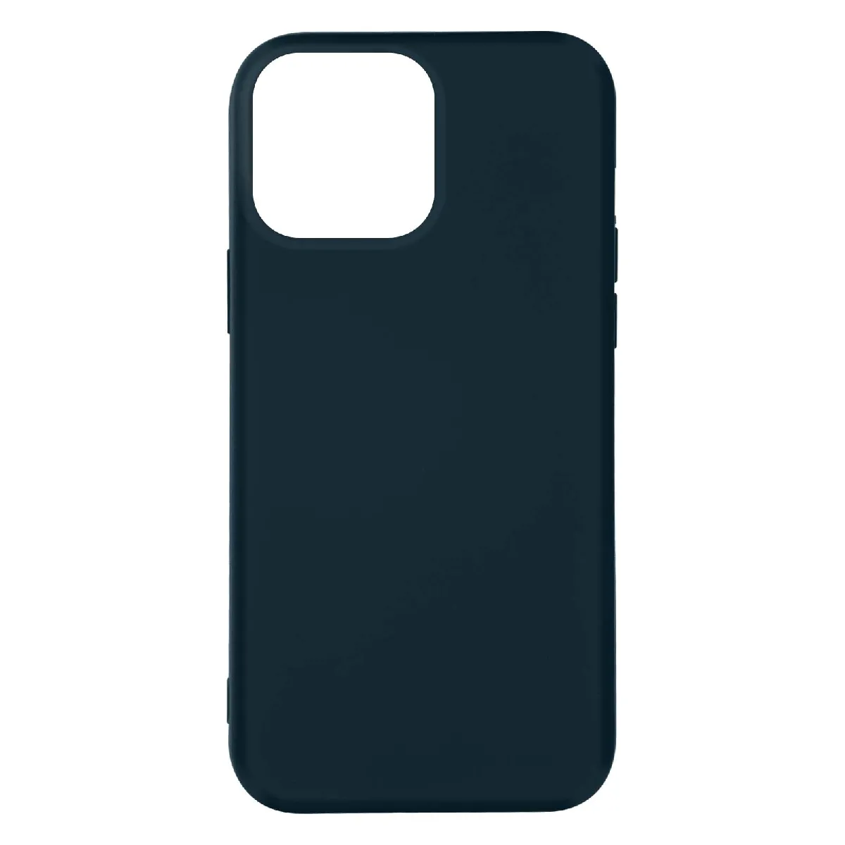 Avizar Bleu Coque Pour Iphone 14 Pro Semi-Rigide Soft-Touch Fine Nuit