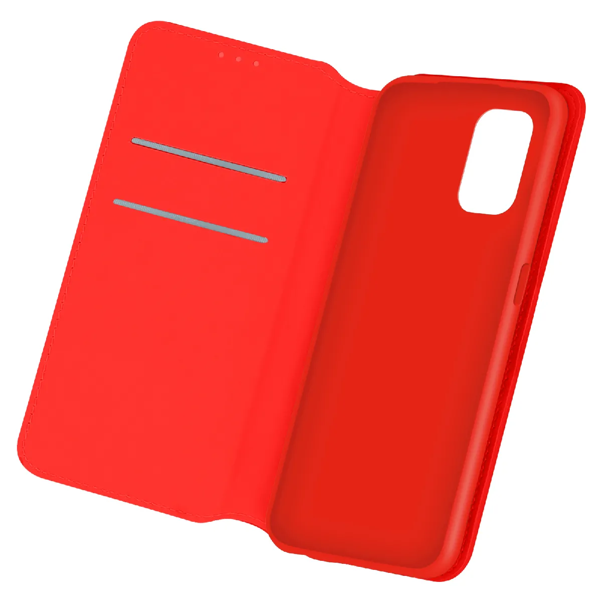 Avizar Rouge Housse Pour Xiaomi Redmi Note 10 / Note 10S Porte-Cartes Support Vidéo