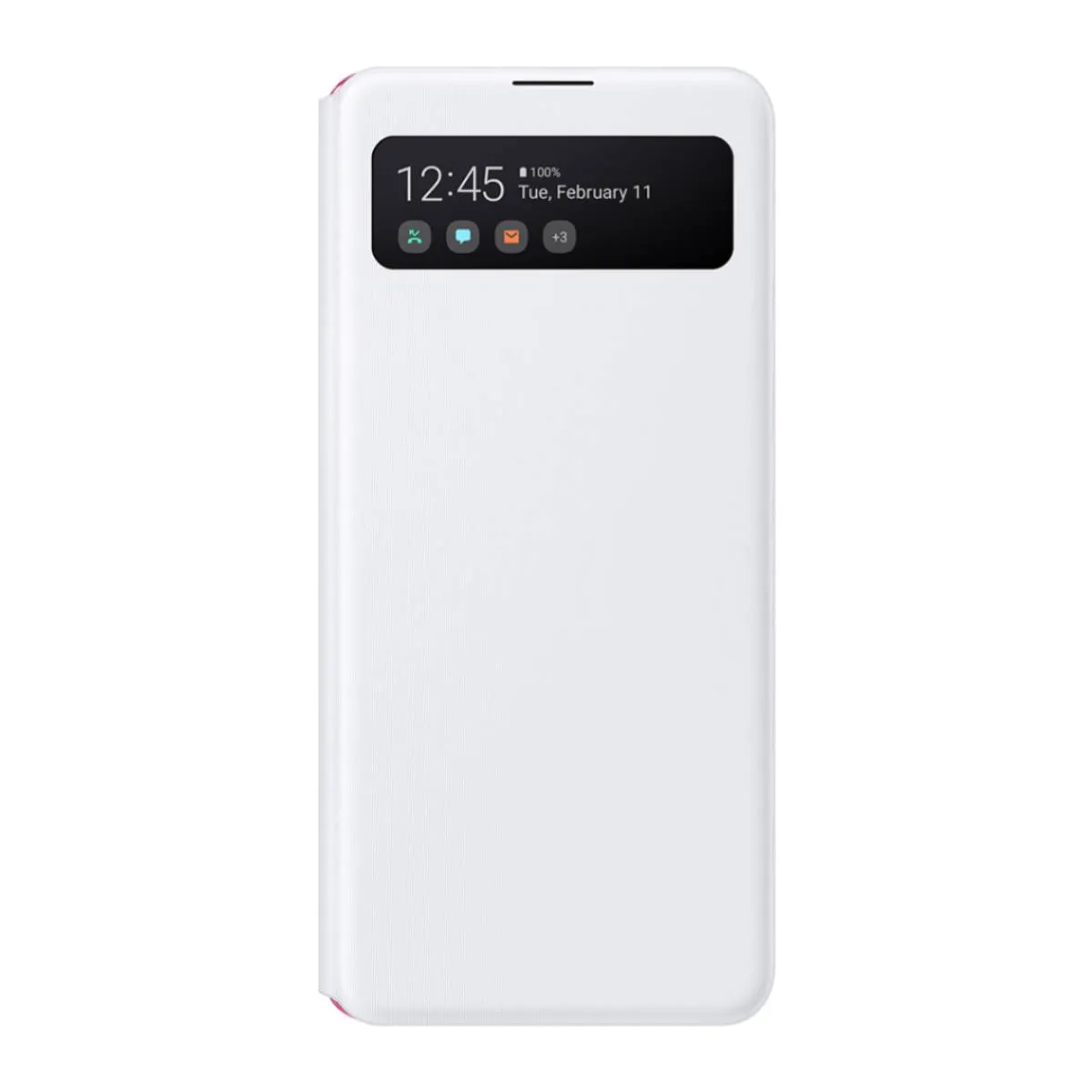 Samsung Blanc Étui De Protection Pour Galaxy A41 Folio S View Wallet