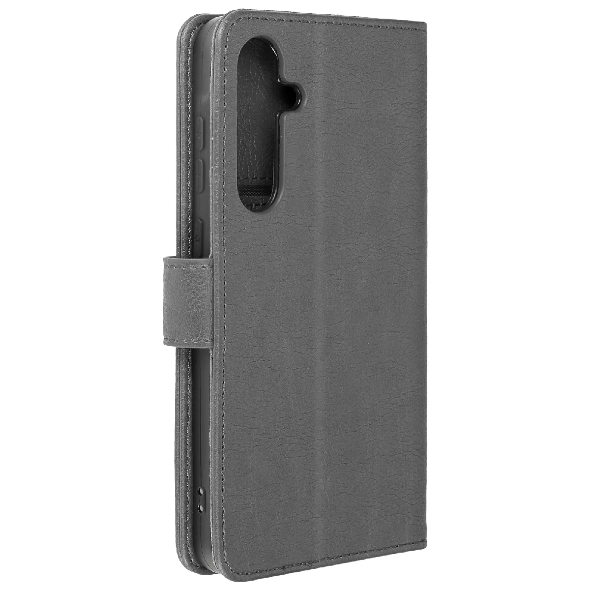 Avizar Gris Étui Pour Samsung Galaxy A55 Portefeuille Et Support Vidéo