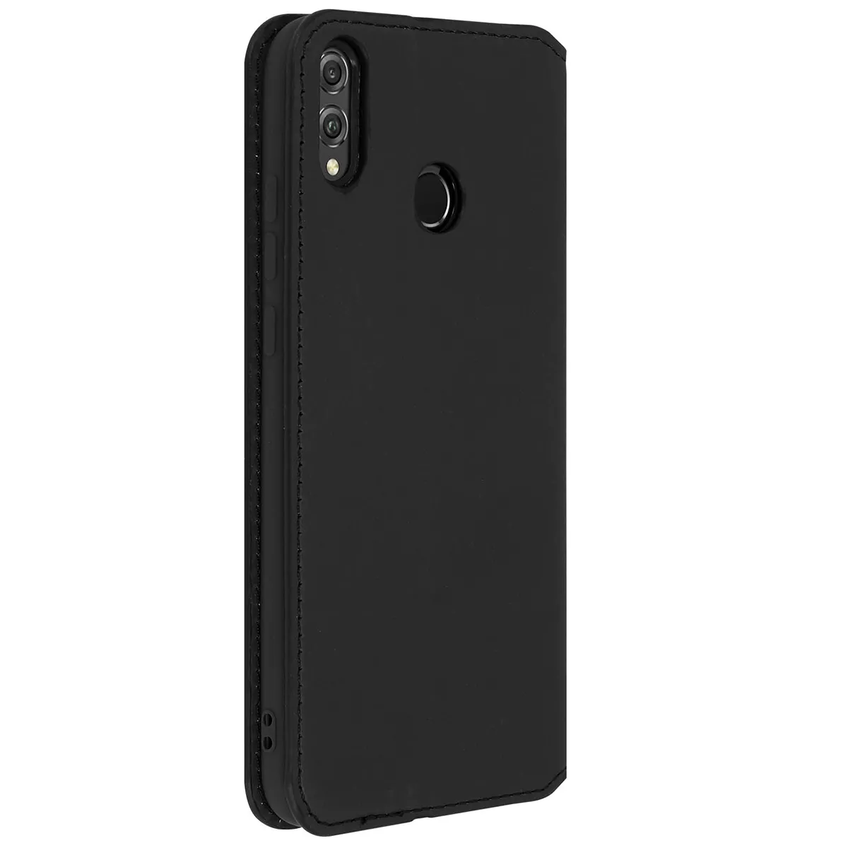 Avizar Noir Etui Portefeuille Pour Honor View 10 Lite Clapet Magnétique Avec Support