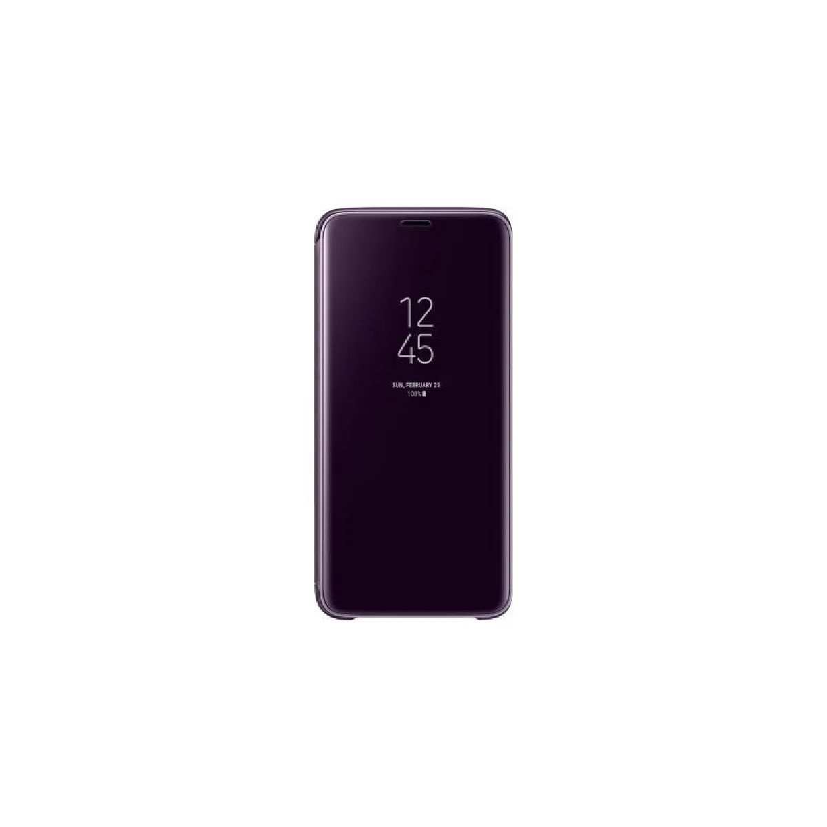 Bigben Violet Samsung Clear View Standing Cover Galaxy S9