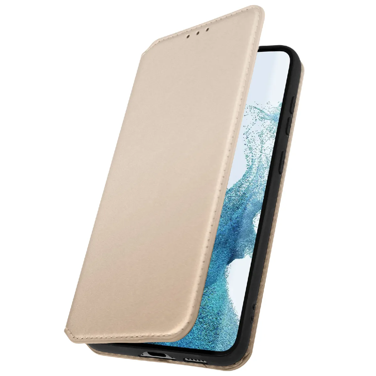 Avizar Doré Étui Pour Samsung Galaxy S23 E