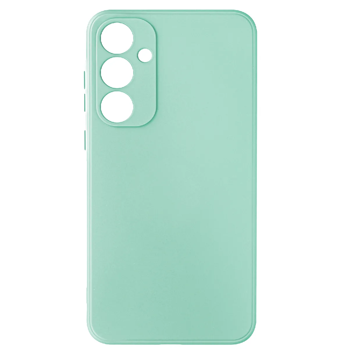 Avizar Vert Coque Pour Samsung Galaxy A55 Soft Touch Mat Silicone Flexible Pâle