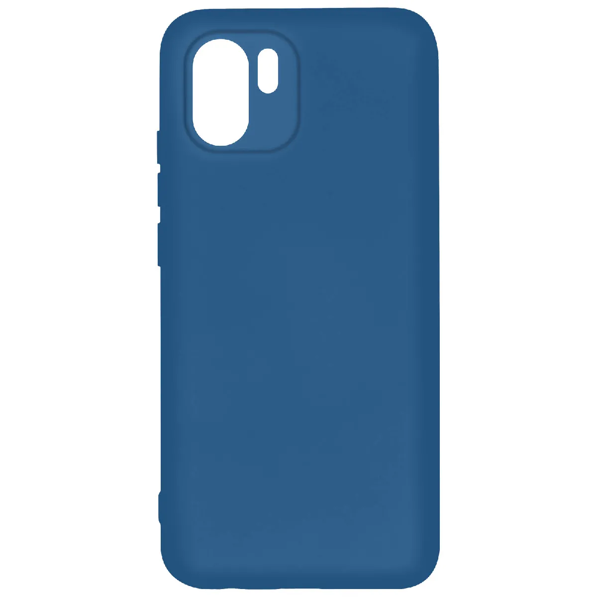 Avizar Bleu Coque Soft Touch Pour Redmi A1 / A2 En Silicone Semi-Rigide Antidérapant