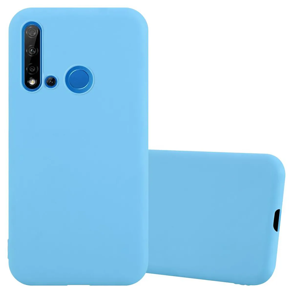 Cadorabo Coque Huawei NOVA 5i/P20 LITE 2019 Bleu
