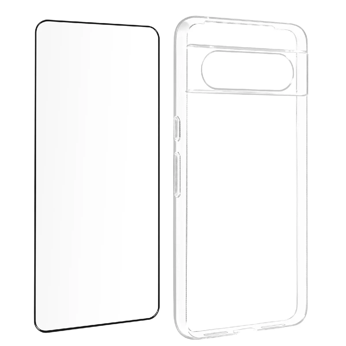 Avizar Noir Coque Protection Google Pixel 8