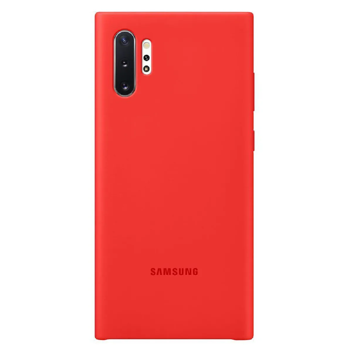 Samsung Coque Silicone Galaxy Note10 Plus - Rouge