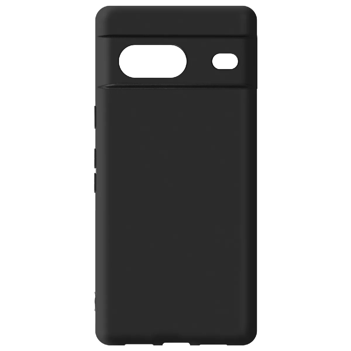 Avizar Noir Coque Pour Google Pixel 7 Résistante Silicone Gel Souple Flexible Légère
