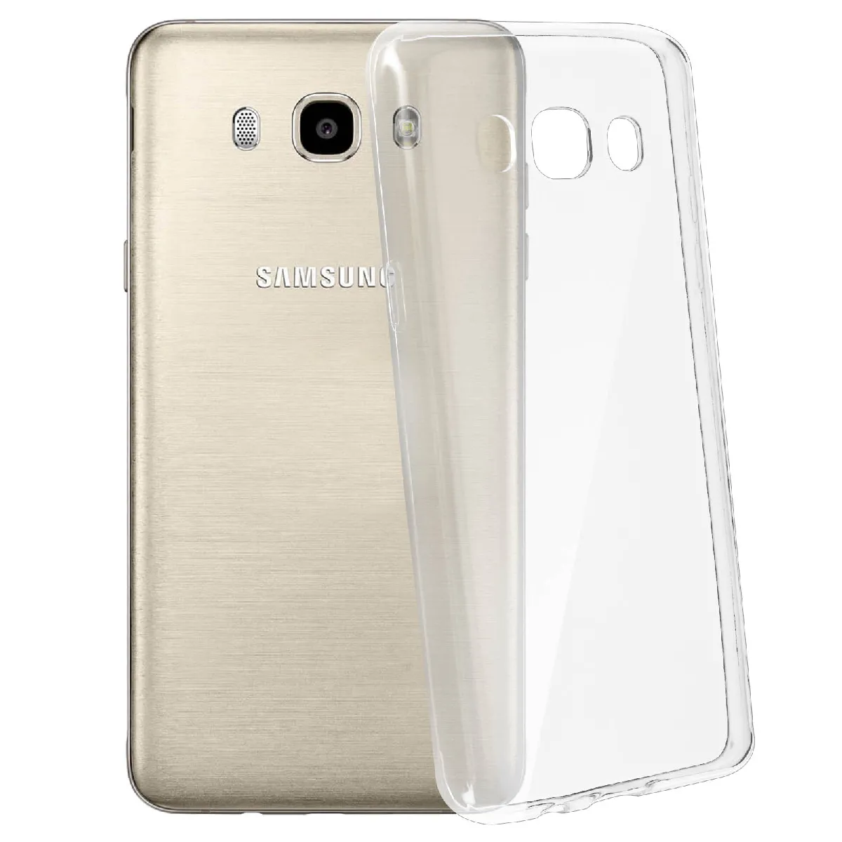 Avizar Coque Galaxy J5 2016 Protection Silicone Gel Ultra-Fine Transparent