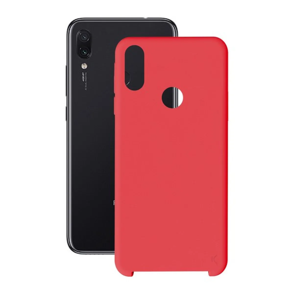 Étui à Rabat Pour Xiaomi Redmi 7 - Bookstyle Flip - Rouge - TPU - Marque MTB