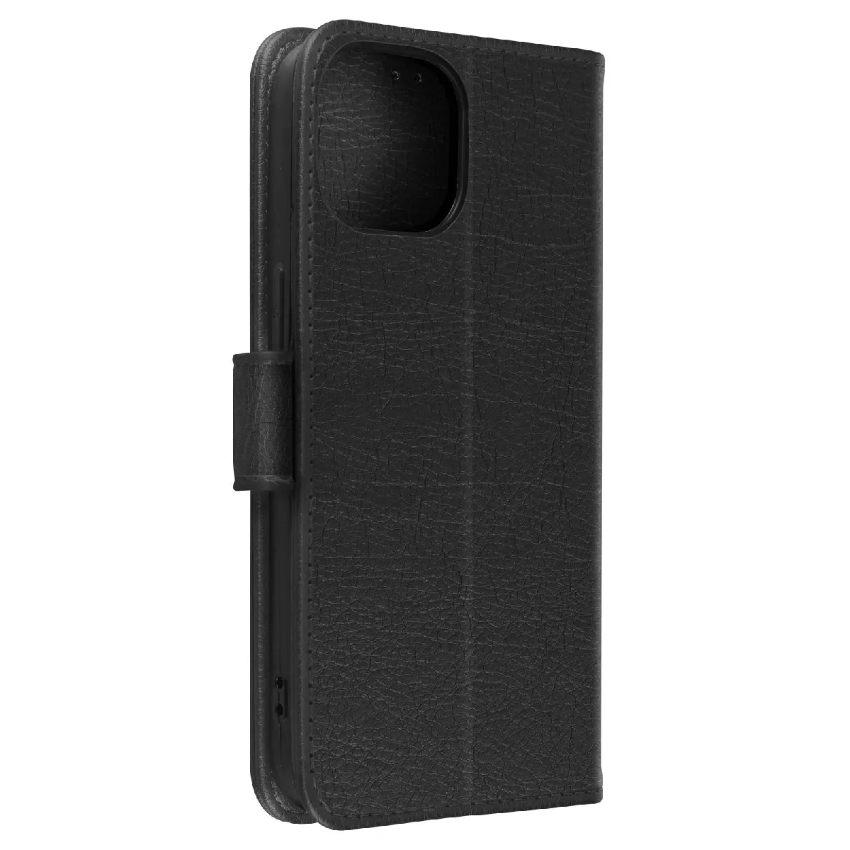 Avizar Noir Étui Pour Iphone 15 Plus Clapet Portefeuille Fonction Support Vidéo