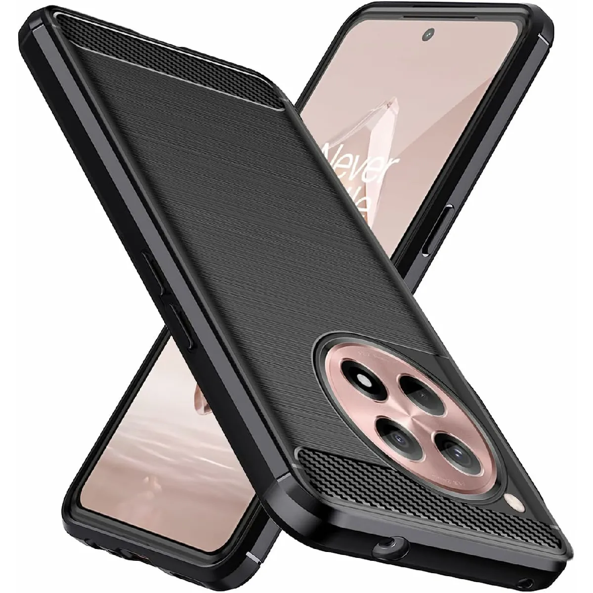 Xeptio Noir Coque Oneplus 12R 5G