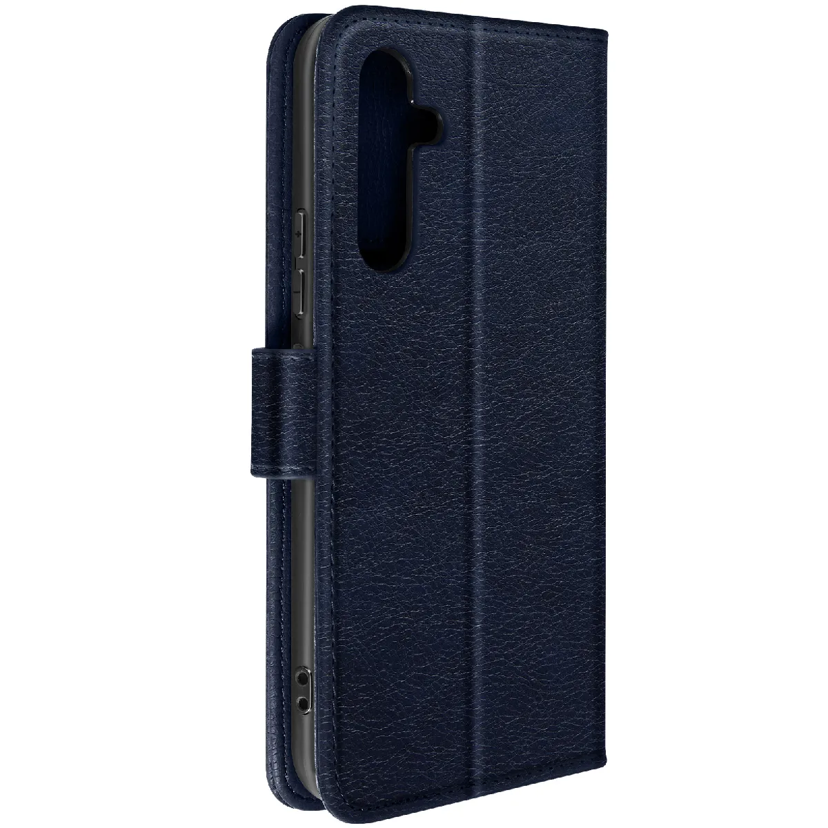 Avizar Bleu Étui Pour Samsung Galaxy A34 5G Portefeuille Fonction Support Vidéo Nuit