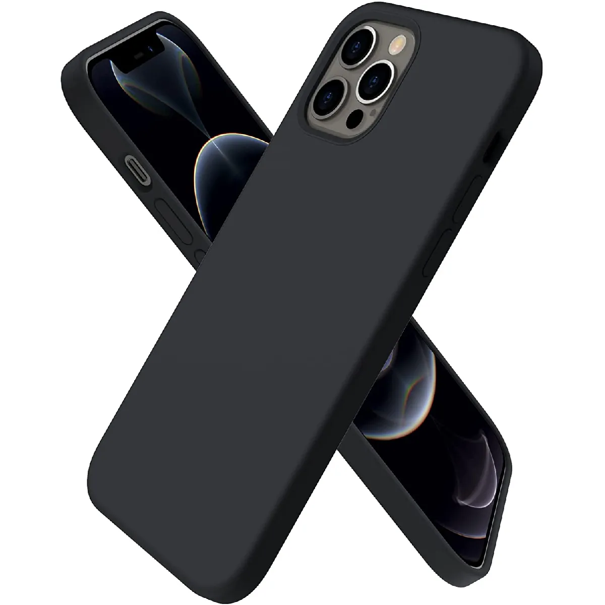 Little Boutik Noir Coque En Silicone Apple Iphone 12 / 12 Pro