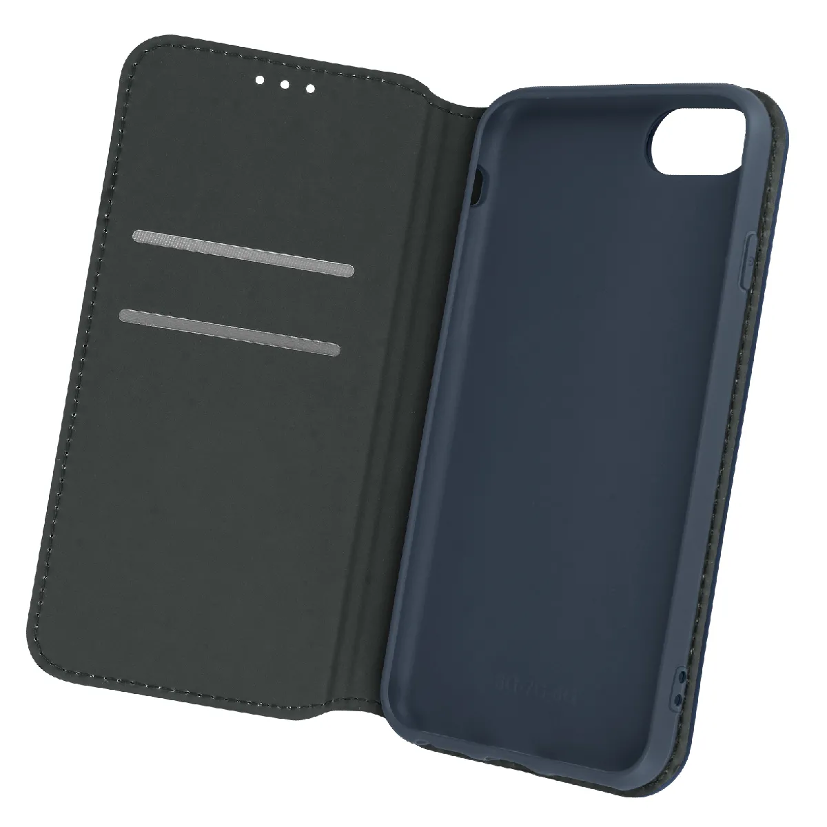 Avizar Bleu Étui Pour Iphone Se 2022, 2020 Et 8, 7, 6S, 6 Clapet Portefeuille Support Vidéo