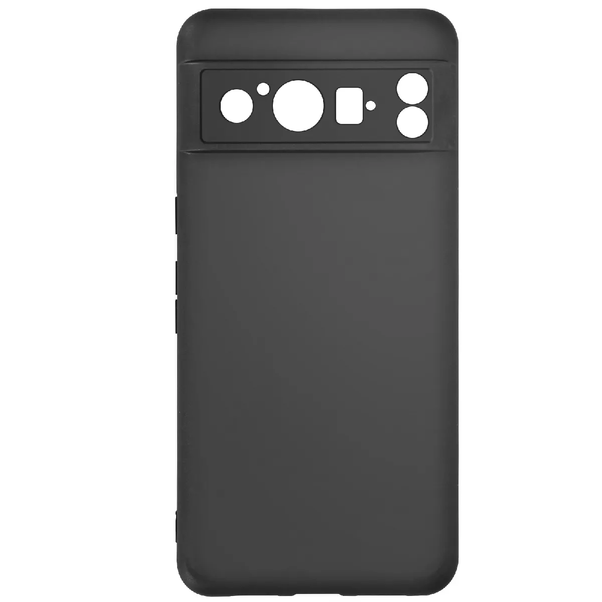 Avizar Noir Coque Pour Google Pixel 8 Pro Silicone Souple Classic Case
