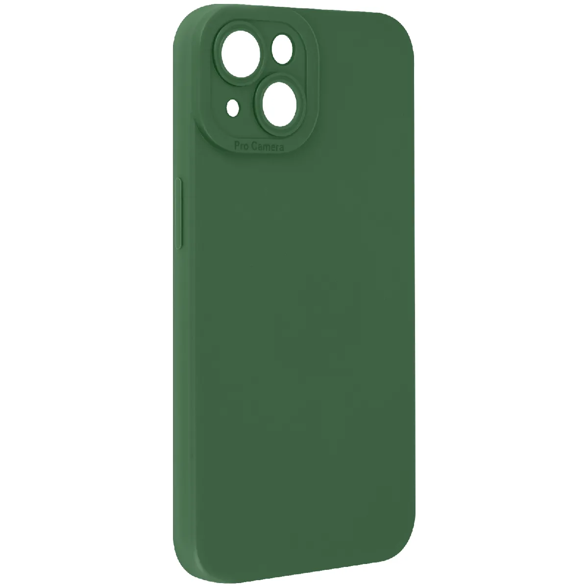 Avizar Vert Coque Pour Iphone 14 Silicone Mat Protection Caméra