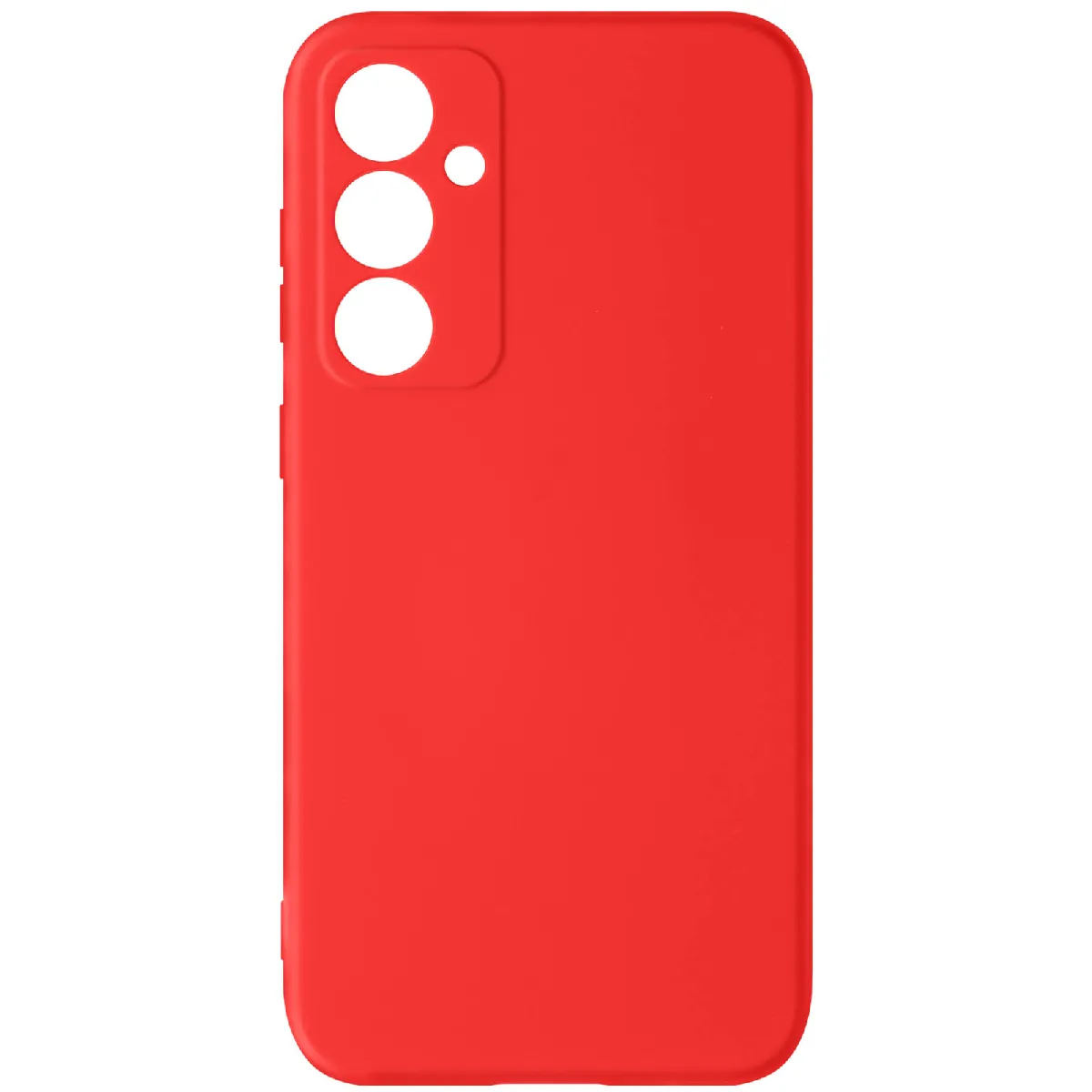 Avizar Rouge Coque Pour Samsung Galaxy S23 Fe Semi-Rigide Soft-Touch Fast Cover