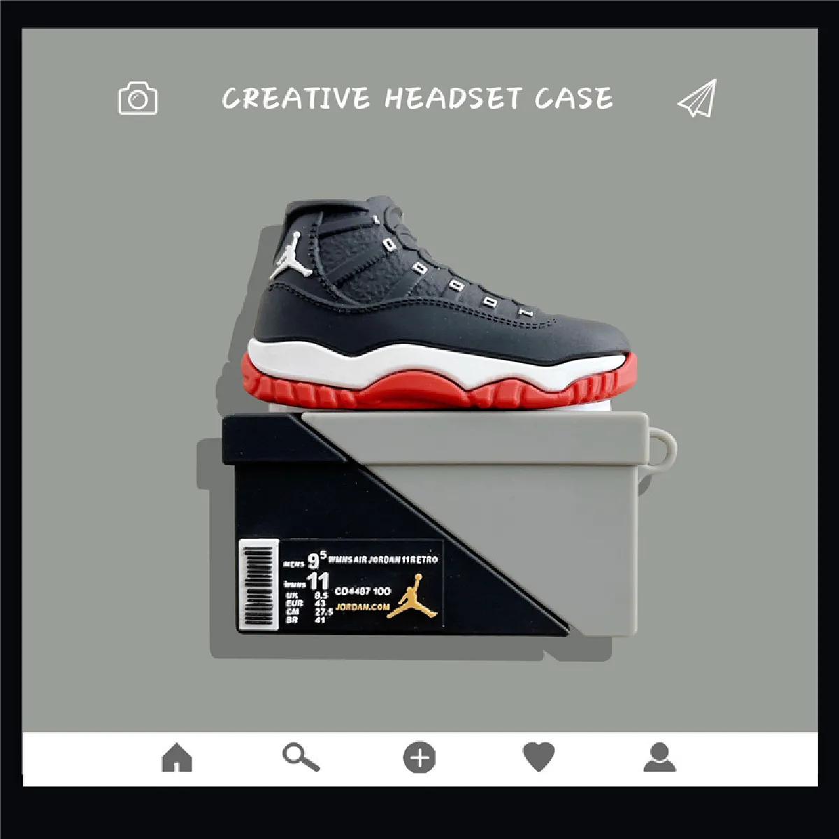 Coque AirPods1/2 - Gros diable baskets
