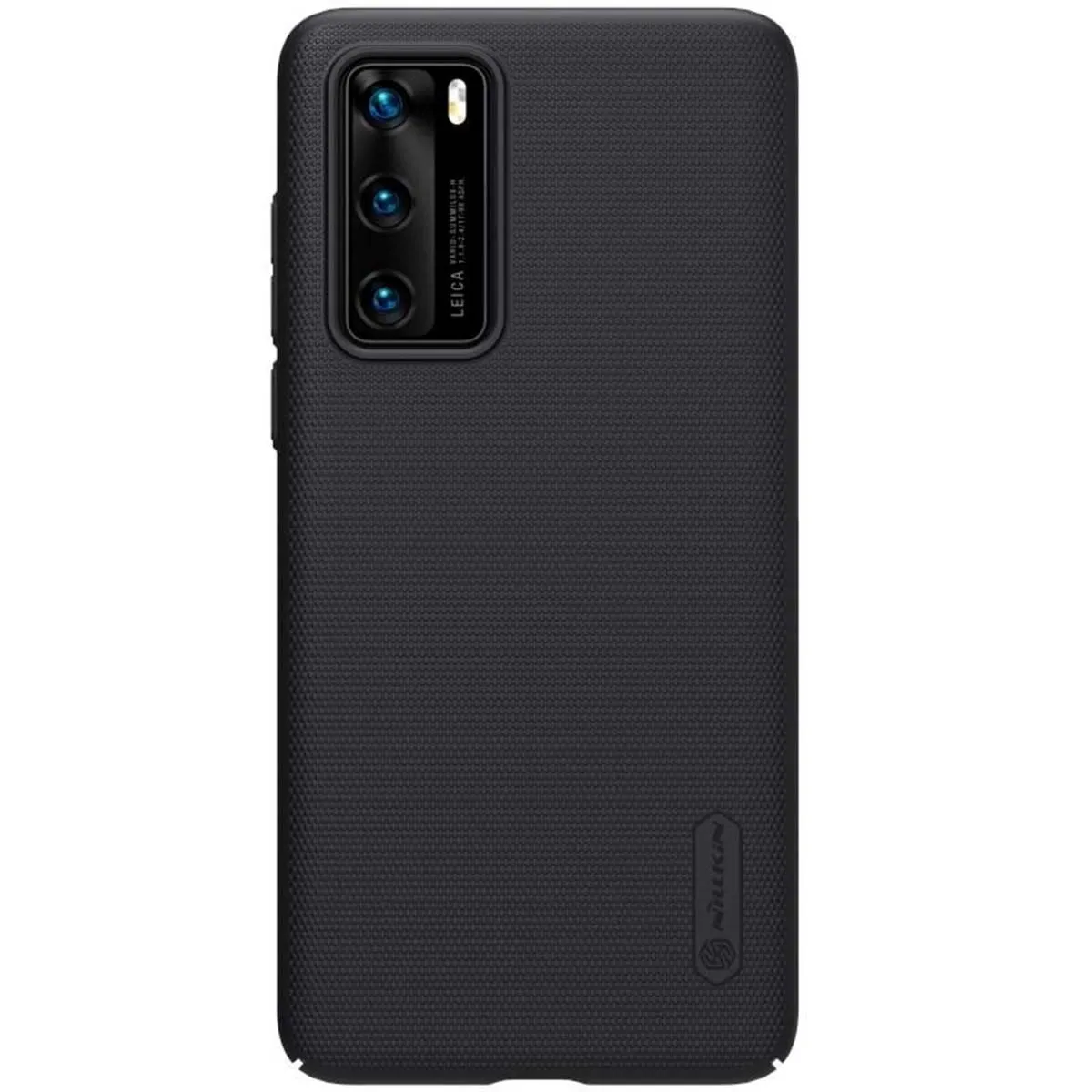 Nillkin Noir Coque Pour Huawei P40 Série Super Frosted Shield Compatible Chargement Qi