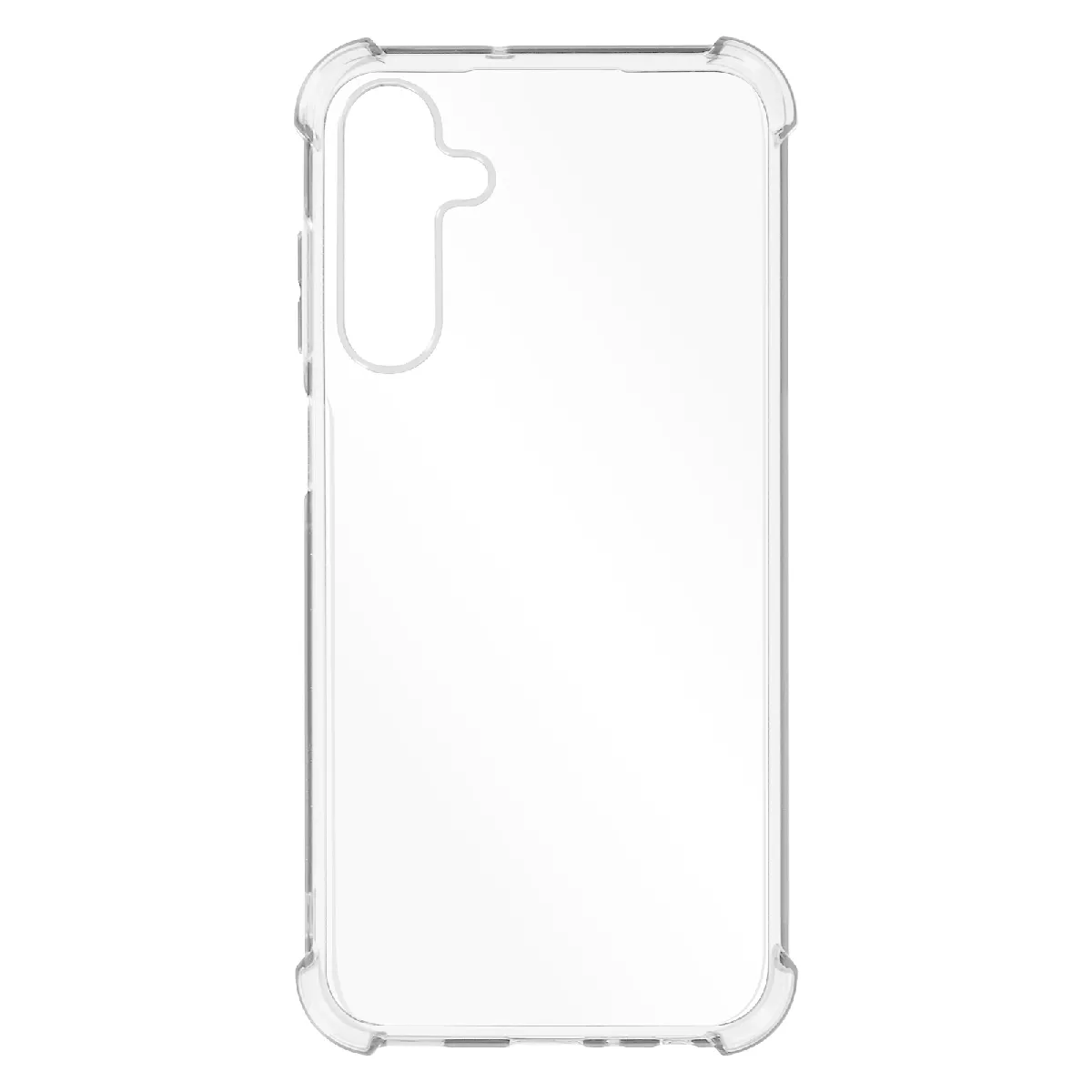 Avizar Coque Pour Samsung Galaxy A25 5G Silicone Coins Bumper Antichocs Transparent