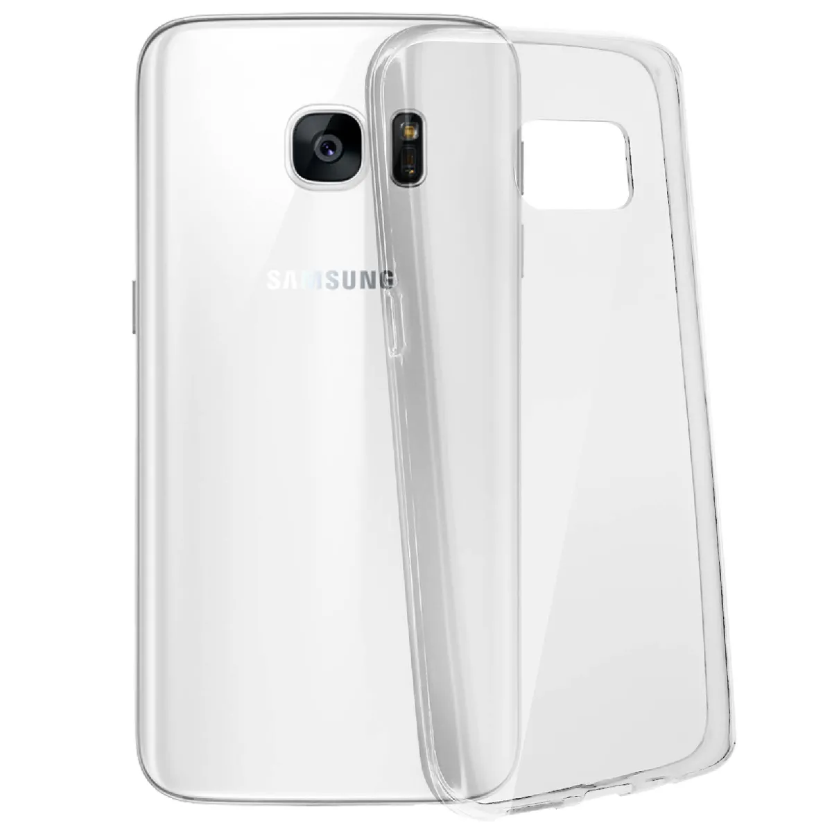 Avizar Coque Samsung Galaxy S7 Protection Silicone Gel Ultra-Fine Transparent