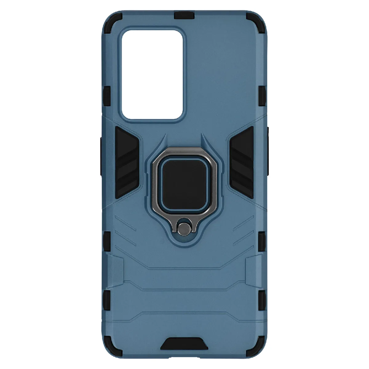 Avizar - Coque pour Realme GT 2 Pro - Antichoc - Avec Anneau de Support - Bleu - Image 2