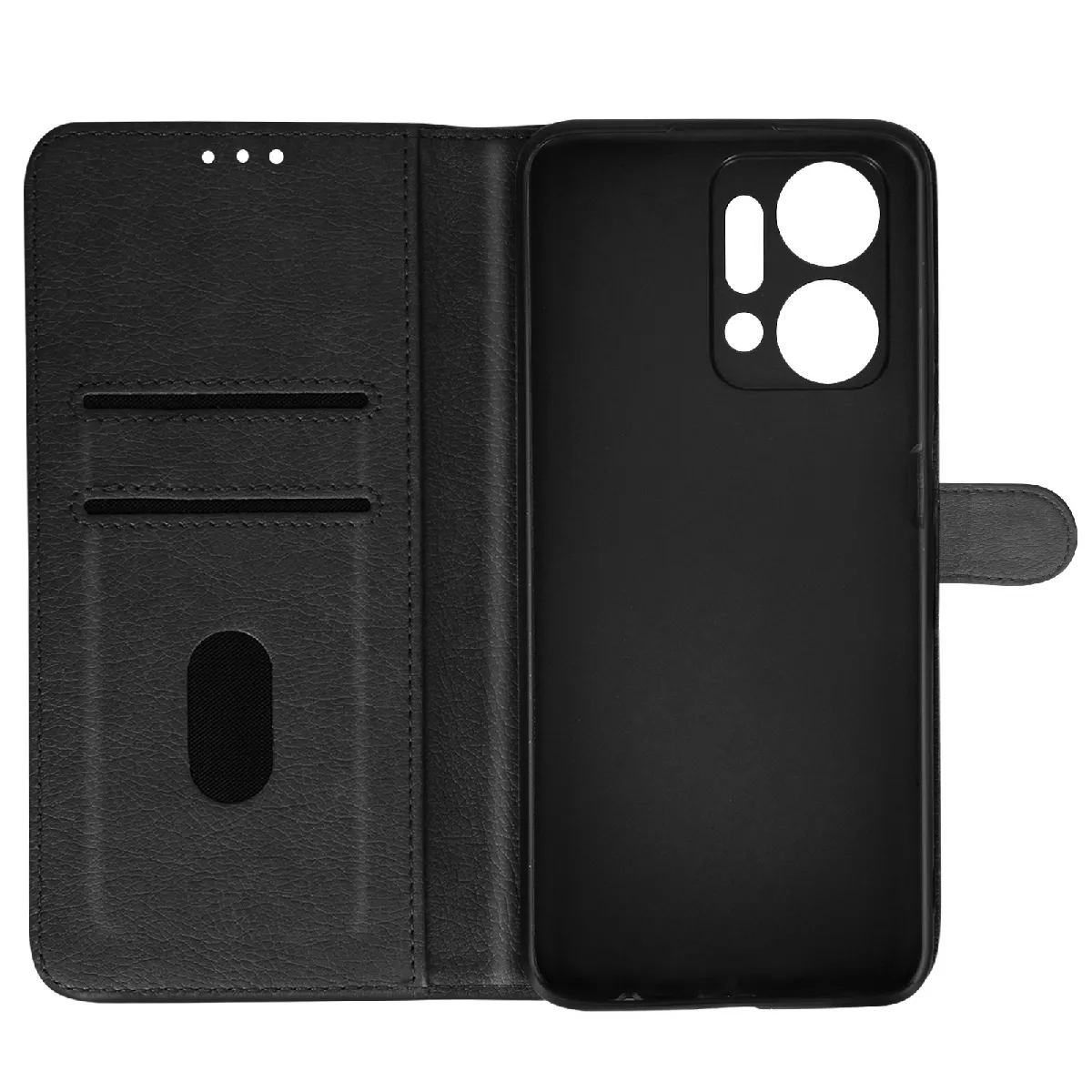 Avizar Noir Housse Pour Honor X7a Portefeuille Support Vidéo