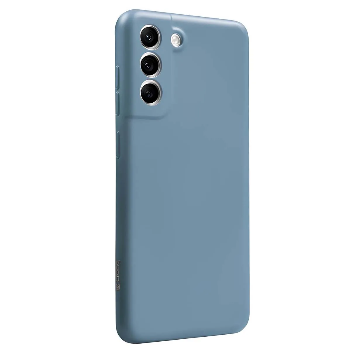 Crong Bleu Coque Pour Galaxy S22+ En Silicone Color Cover Antichoc