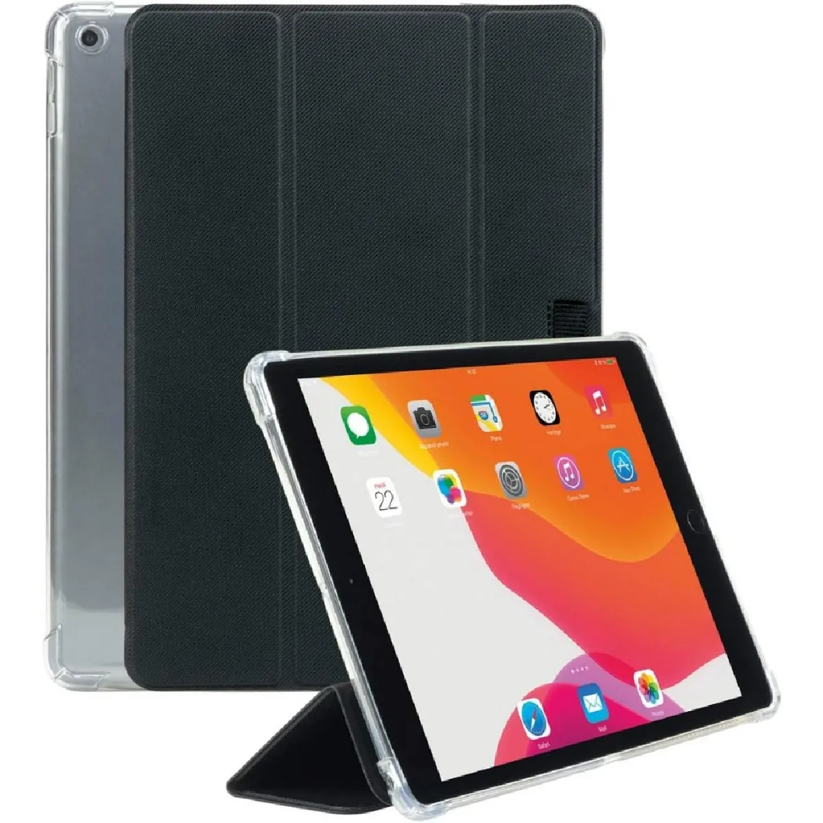 Mobilis Noir Coque De Protection Folio Edge Pour Tablette Ipad 9Ème 8Ème Et 7Ème Génération 10,2" - Image 2