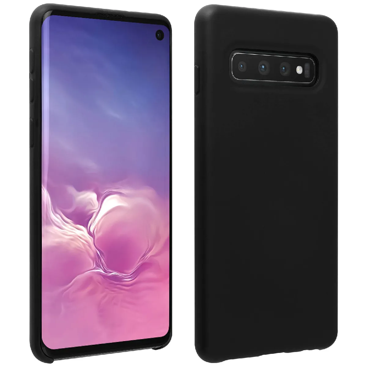 Avizar Noir Coque Samsung Galaxy S10