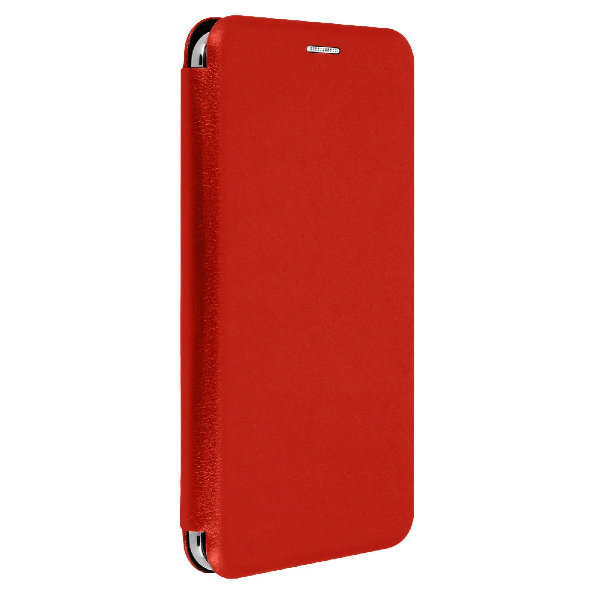 Avizar Rouge Étui Pour Smartphone 5.4'' À 6'' Clapet Porte-Carte Fonction Coulissante