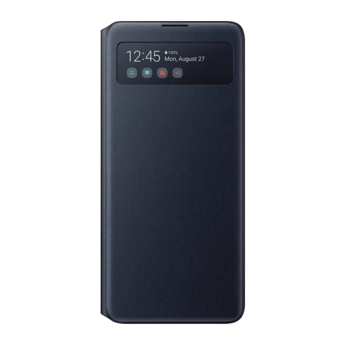 Samsung Étui de Protection pour Samsung Galaxy Note 10 Lite Folio S View Wallet Noir