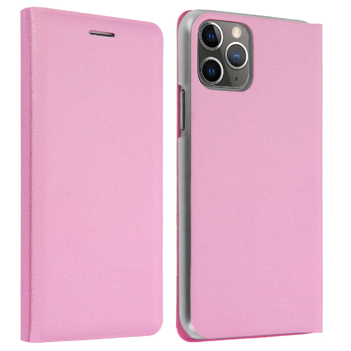 Avizar Rose Housse Pour Iphone 11 Pro Max Étui Folio À Clapet Porte-Carte