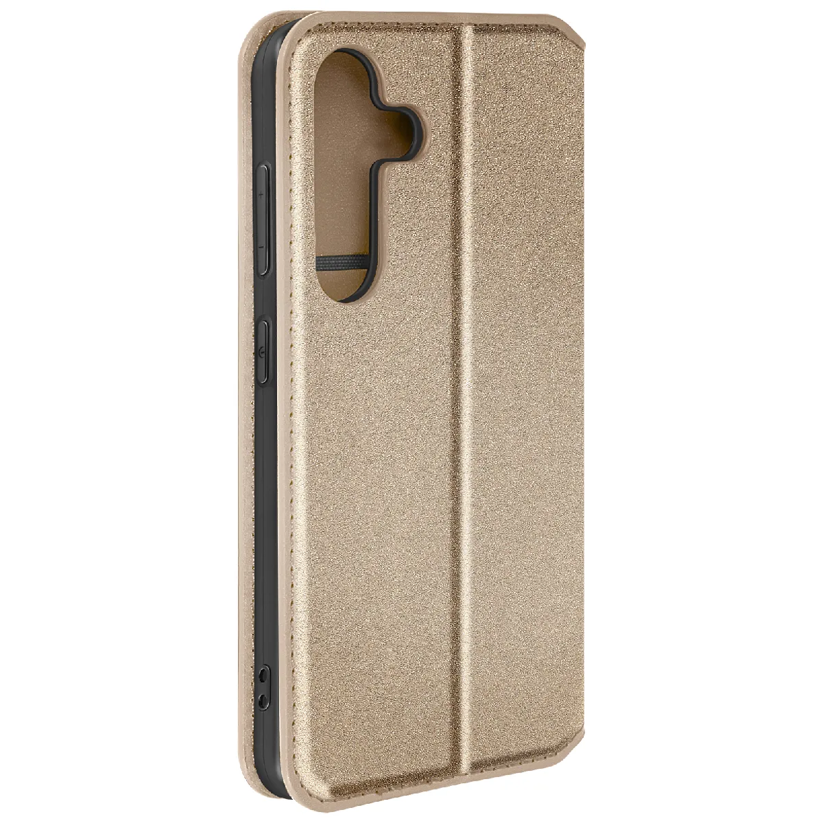 Avizar Doré Étui Pour Galaxy S24 Plus Porte-Carte Support Vidéo Clapet Magnétique E