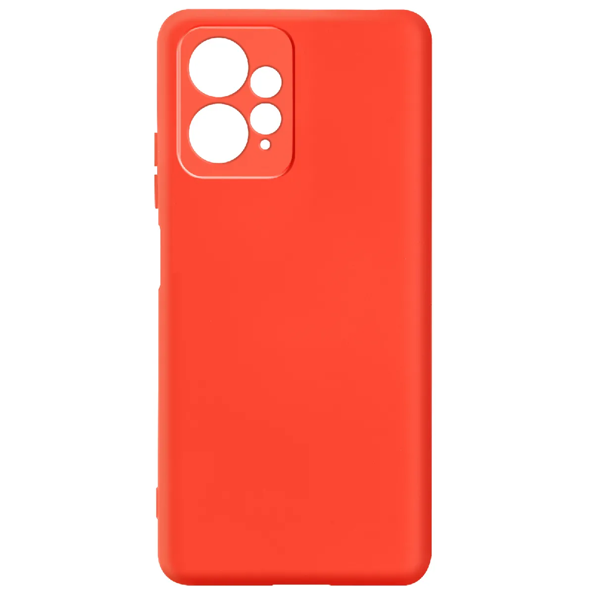 Avizar Rouge Coque Pour Xiaomi Redmi Note 12 4G Semi-Rigide Soft-Touch Fast Cover