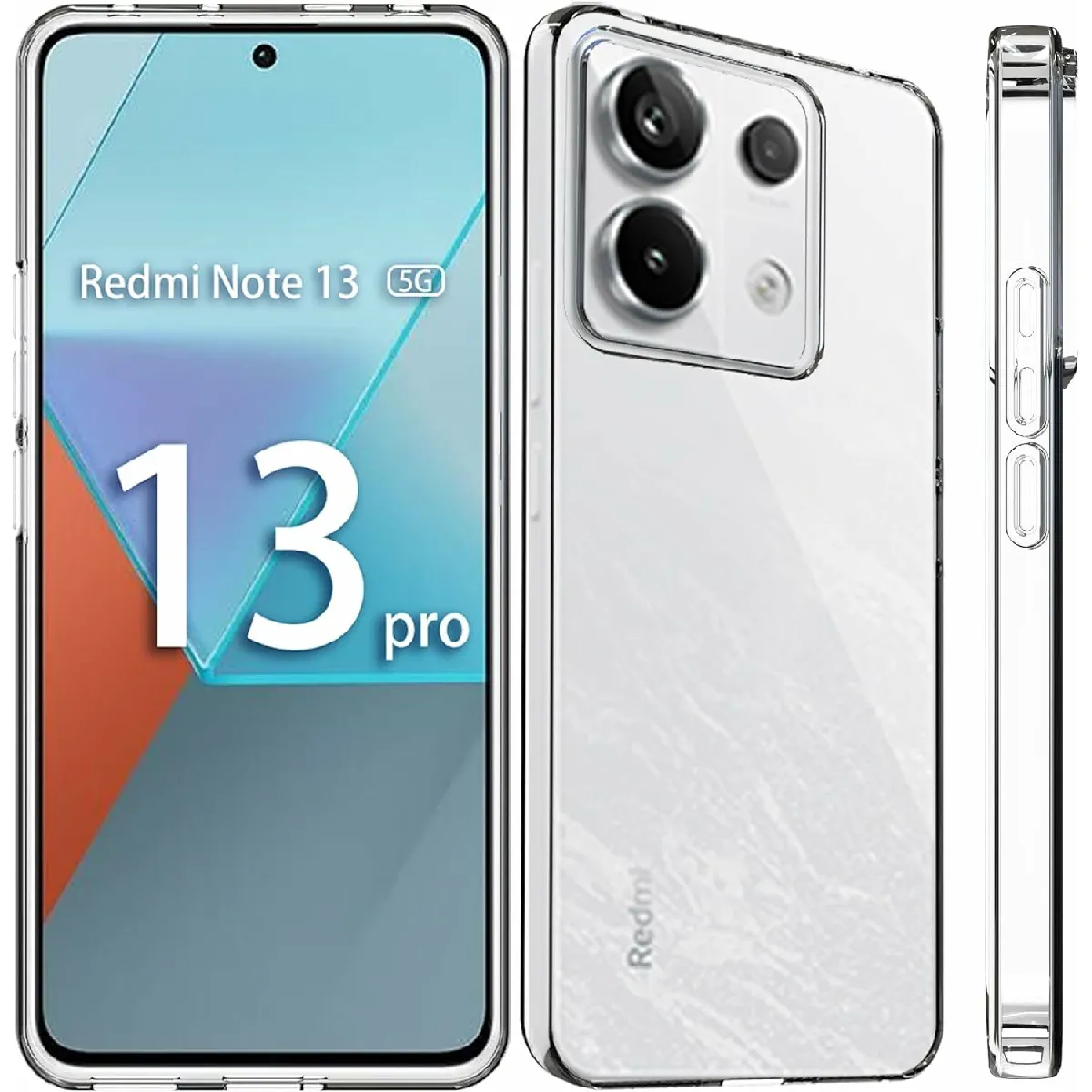 Xeptio Coque Xiaomi Redmi Note 13 Pro 5G - Transparente