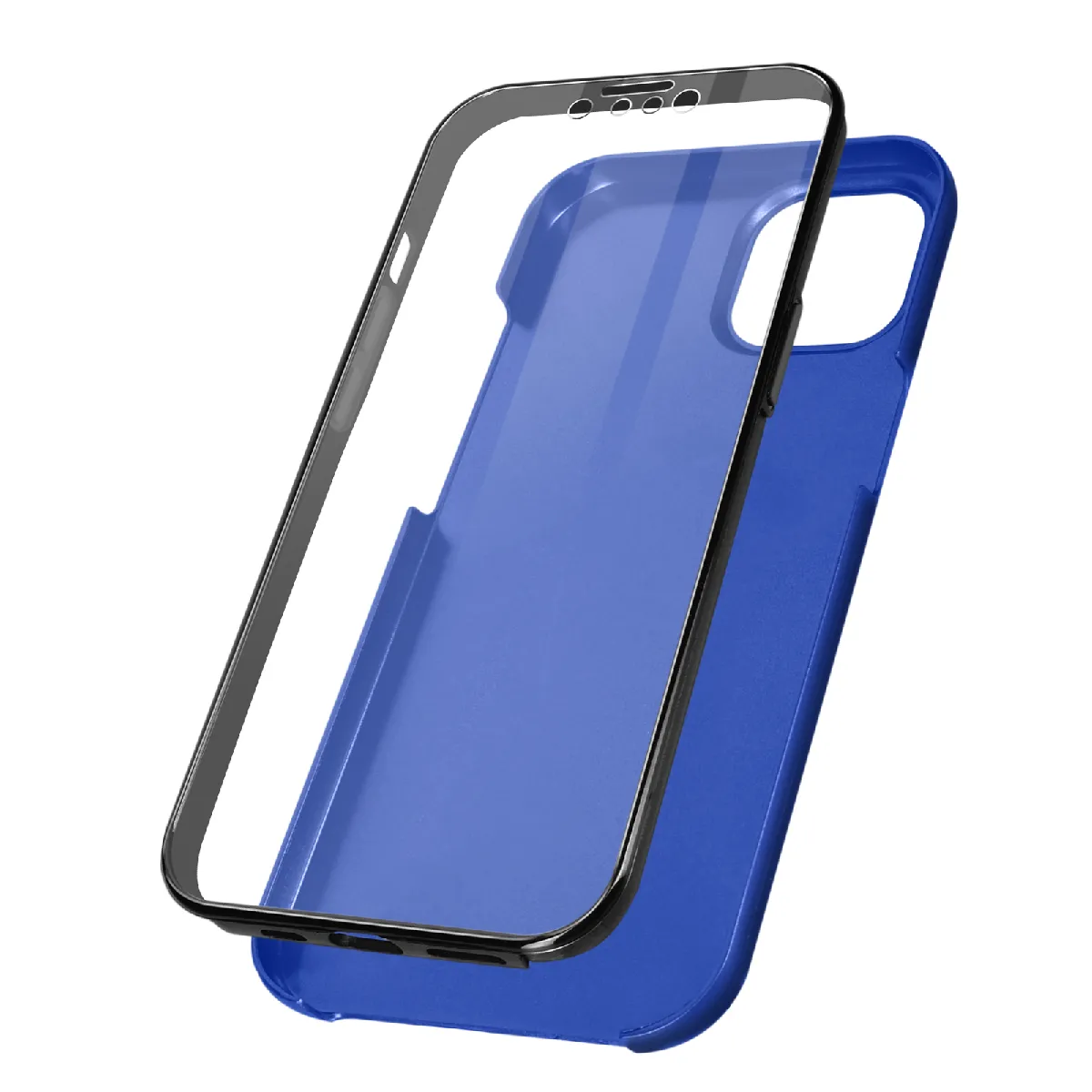Avizar - Coque 360 pour iPhone 13 Pro - Protection Intégrale - Bleu - Image 2