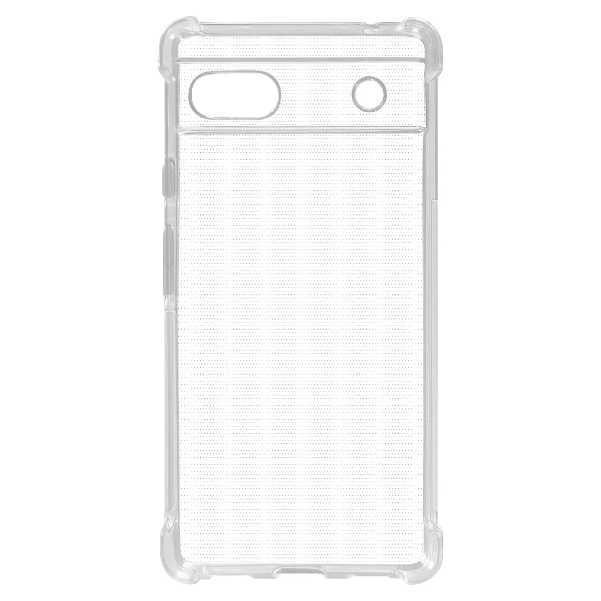 Avizar Coque Google Pixel 6A Silicone Gel Coins Renforcés Transparent