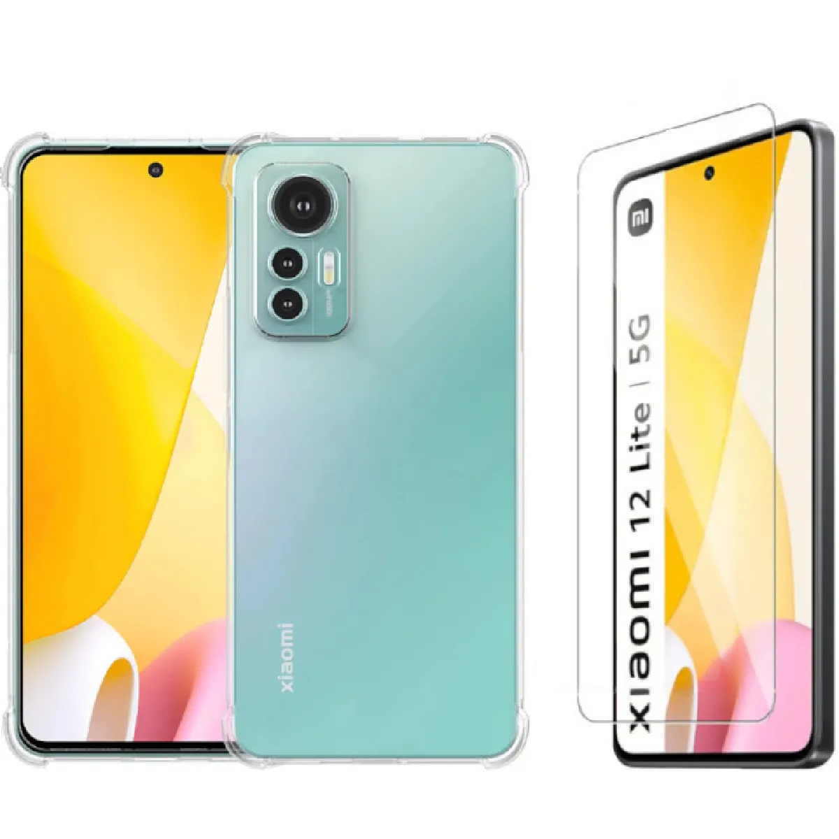 Little Boutik Coque En Silicone À Angles Renforcés Xiaomi 12 Lite - Transparent