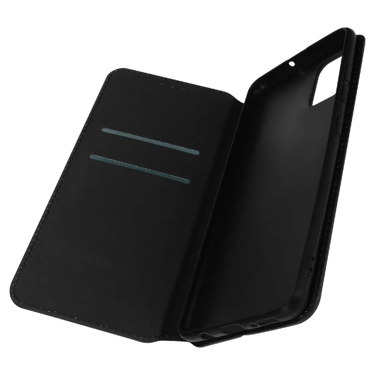 Avizar Noir Housse Pour Samsung Galaxy A51 Clapet Porte-Cartes Fonction Support Vidéo