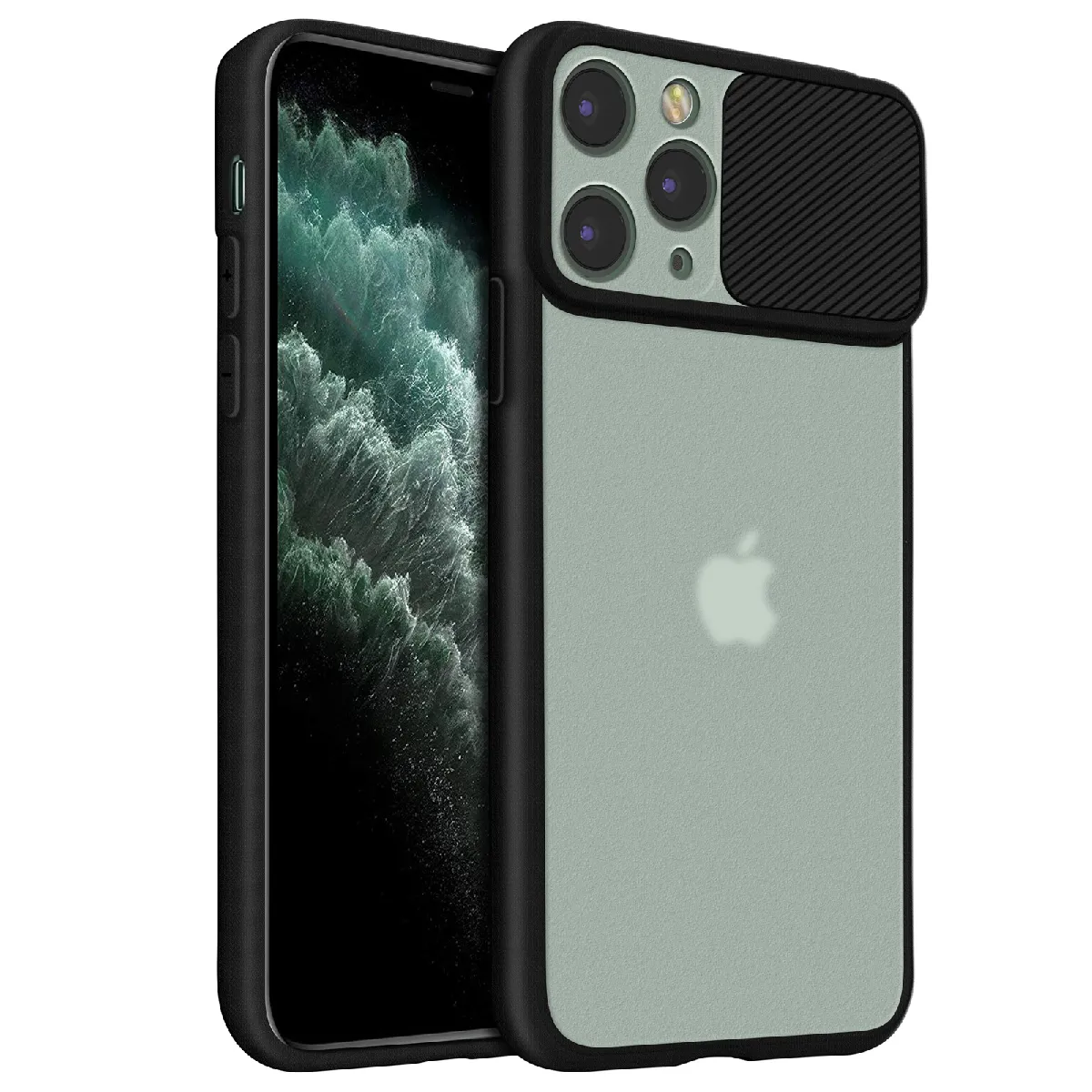 AVIZAR Coque Protection Bi-mati&egrave;re iPhone 11 Pro Max Noir