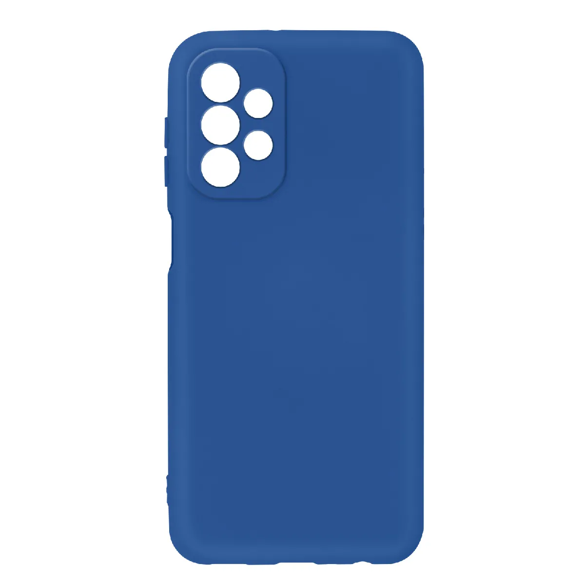 Avizar Bleu Coque Soft-Touch Pour Galaxy A23 5G En Silicone Semi-Rigide Antidérapant