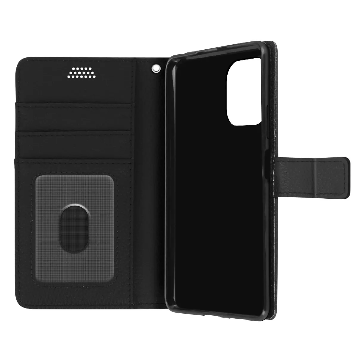 Avizar Noir Housse Pour Xiaomi Mi 11 Lite/11 Lite 5G Ne Clapet Portefeuille Stand Vidéo