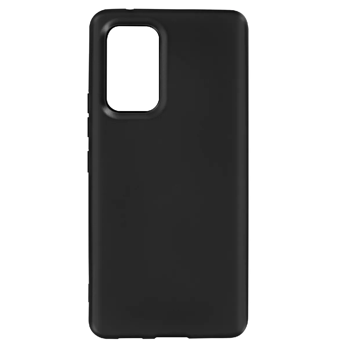 Avizar Noir Coque Pour Samsung Galaxy A53 5G Résistante Silicone Gel Souple Flexible